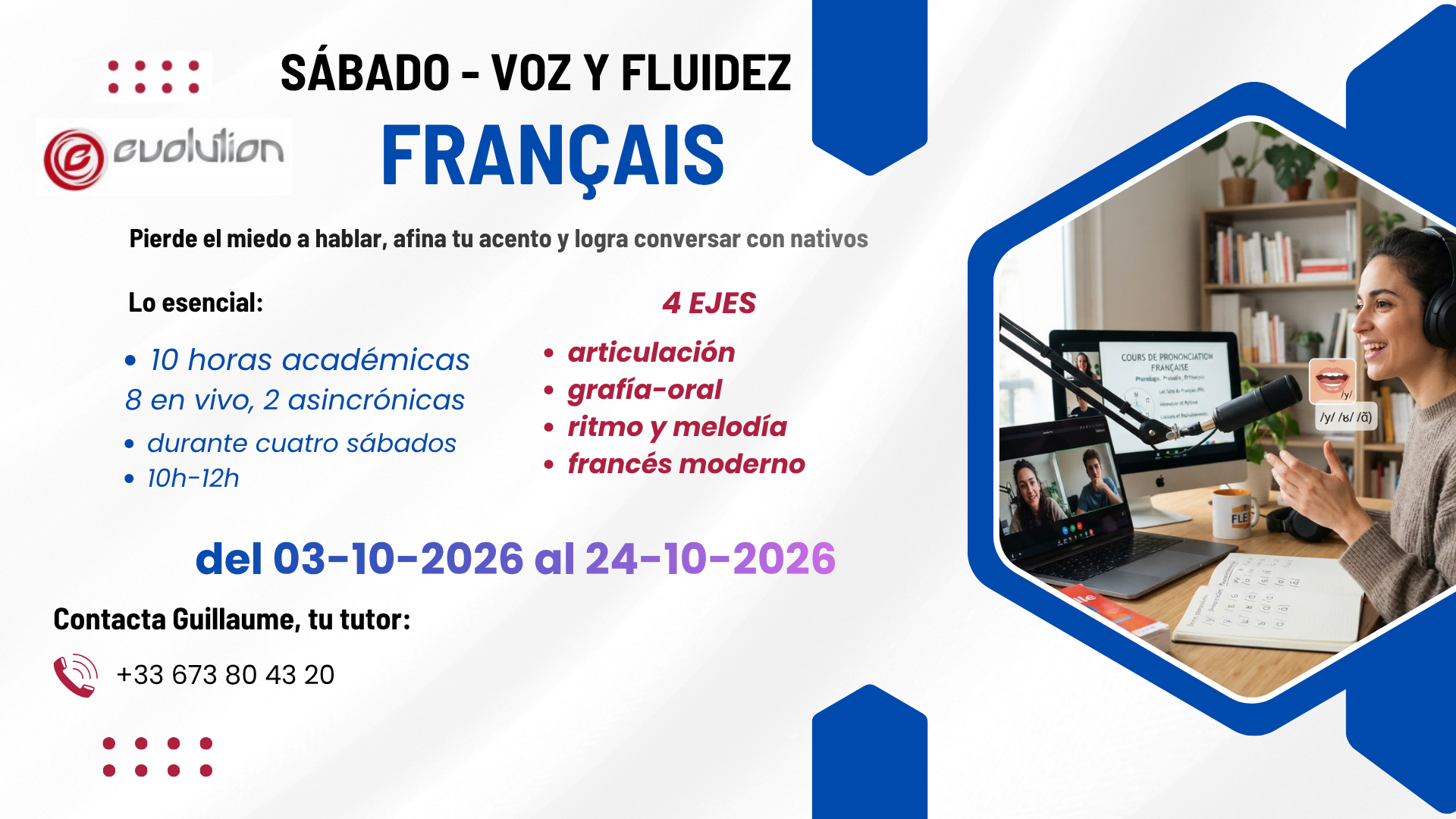 Protegido: Francés – Sabatino – 10h-12h – Taller Voz y Fluidez – Del 3 al 24 de octubre